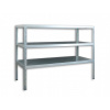 Skrutkovaný regál s kovovými policami Biedrax, pozinkovaný - 50 x 100 x 120 cm, 3 police