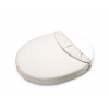 PETITEMARS PETITE&MARS Napínacia plachta nepremokavá do oválnej postieľky Soft Dream Oval 84 x 50 White