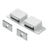 Hettich Nábytkový magnet, kov/plast, 2x 3 kg, biela