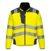 PORTWEST Bunda HiVis Softshell PW3 T402, reflexní POR-T402YGYXXXL 3XL Žlutá/šedá