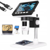 PRESNÝ DIGITÁLNY MIKROSKOP ZOOM X1000 PRIBLÍŽENIE MONITORU HD, POHĽAD V PC
