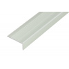 AP5 schodová lišta samolepiaca ACARA, hliník + fólia biela popolavá, 10 mm, 2,7 m