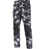 LAHTI PRO Čierno-sivé maskáčové nohavice Slim Fit z rip-stop materiálu Veľkosť: XL