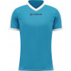 Futbalový dres Givova Revolution Interlock svetlomodrá biela MAC04 0503 Veľkosť: XXL