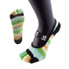 OM FOOT protiskluzové prstové ponožky na jógu ToeToe zelená M