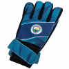 MANCHESTER CITY FC Detské brankárske rukavice Manchester City FC, modré, veľ. 5