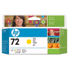HP 72 130-ml gul blekkpatron med Vivera-blekk atramentová náplň 1 kusov Originál (C9373A)