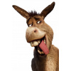 CUKROVÁ TLAČ jedlý obrázok na tortu Cukrová hmota Shrek Oslík Donkey 2 + MENO