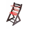 Hajdalánek Rostoucí židle ANETA - malý pultík (wenge, červená) ANETAWENGECERVENA