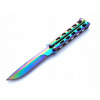 Nôž - Butterfly knife Butterfly Kandar Rainbow N497C HIT (Nôž - Butterfly knife Butterfly Kandar Rainbow N497C HIT)