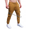 Alpha Industries Terry Jogger tepláky pánske khaki Veľkosť: XXL, Farba: hnedá, piesková