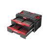 QBRICK SYSTEM ONE 2.0 Box na náradie s 2 zásuvkami a 10-dielnym organizérom