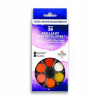 Koh-i-noor Brilliant vodové farby/vodovky okrúhle 36 farieb