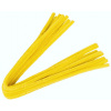 plyšový drôtik 8mm 50cm 10ks citrónová žltá