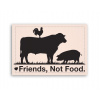 Fotoobraz 90x60 cm stredný Friends, Not Food.
