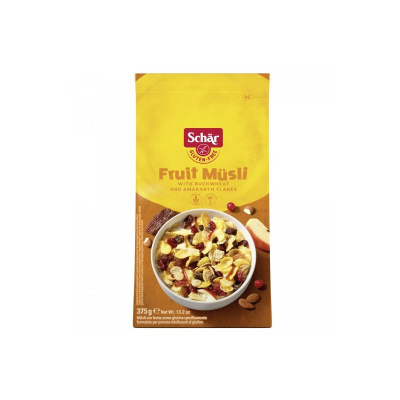 Schär Fruit Müsli bezgluténové müsli s ovocím 375 g