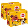 Vlhké krmivo PEDIGREE Adult pre psov v želé, 4 príchute, vrecúško 24x100 g