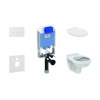 Ideal Standard ProSys Set predstenovej inštalácie, klozet Alpha s doskou, tlačidlo Oleas M2, chróm mat ProSys80M SP104