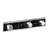 Hansgrohe RainSelect Termostatická sprchová batéria pod omietku, na 2 výstupy, čierna/chróm 15355600-HG