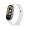 Silikónový remienok FIXED pre Xiaomi Mi Band 8/Smart Band 9, biely