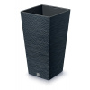 Prosperplast Květináč FURU SQUARE 29,5 cm - barva: antracit