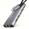AXAGON HMC-6G2L, USB 10Gb/s hub, 2x USB-A, 1x USB-C, HDMI 4k/60, RJ-45, PD 100W, kábel USB-C 15cm/ PN:HMC-6G2L