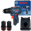 Akumulátorový skrutkovač GSR 12V-30 Bosch 2x2,0Ah bezuhlíkový