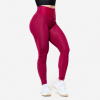 DOMYOS Dámske fitness legíny s vysokým pásom červené XS (W26 L30)