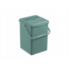 Plastový odpadkový kôš Rotho 9l zelený