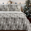 EUROFIRANY VIANOČNÉ FLANELOVÉ OBLIEČKY LENON 140X200 CM, 1 KS 70X80 CM VZOROVANÉ