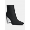 Kožené členkové topánky United Nude Poly Bootie Hi dámske, čierna farba, na podpätku, 1086301191 EUR 39