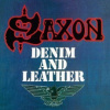 Saxon - Denim And Leather / Blue,White,Grey Splatter / Vinyl [LP]