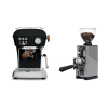 Ascaso Dream PID, Dark Black + Eureka Mignon Libra 65 All Purpose, CR grey