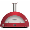 ALFA FORNI Pizza pec MODERNO 5 hybrid - antique red