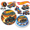 DIGITÁLNA TLAČ Jedlý obrázok na tortu HOT WHEELS AUTÁ POSTAVY + DARČEK TEXT 1