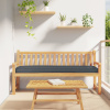 vidaXL Vankúš na paletu pre lavicu Antracit 200x40x8 cm Oxford látka - Antracitová - 265401-282053