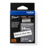 Brother - TZe-S151 průsvitná / černá (24mm,lamin.,extrémně adh.) TZES151
