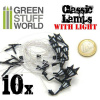 Green Stuff World 10x Classic WALL Lamps with LED Lights / 10x klasické nástenné svietidlá s LED svetlami