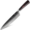IZMAEL Kuchynský nôž Blade Chef/Čierna/Hnedá 20 cm