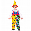 KOSTÝM KLAUNA KLAUN CLOWN S HRÁŠKAMI A MRIEŽKOU 104