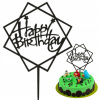 TOPPER NA TORT DEKORÁCIA NÁPIS HAPPY BIRTHDAY