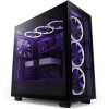 NZXT case H7 Elite edition / 4x140 mm (3xRGB) fan / 2xUSB 3.2 / USB-C 3.2 / tempered glass side and front side / black