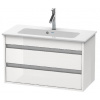 Duravit Ketho - Umývadlová skrinka 48x80x39 cm, 2 zásuvky, lesklá biela KT645302222
