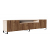 ARTON S.C Frézovaný TV stolek na nohách NOE 200 cm - dub artisan/dub catania