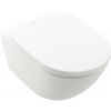 Villeroy & Boch Subway 3.0 súprava misa so sedadlom závesné bez oplachovacieho kruhu biela lesklá 4670TS01