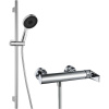 KIELLE Harmonia páková sprchová batéria nástenná, ručná sprcha 3jet priemer 131 mm, sprchová tyč 70 cm, jazdec a sprchová hadica 150 cm, chróm, 20623SN10