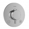 Hansgrohe Ecostat Comfort S - Termostatická batéria pod omietku, na 2 spotrebiče, chróm 33718000