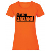 Šťastne zadaná - Oranžová , Dámske , XL
