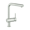 Kuchynská batéria so sprškou GROHE Minta oceľová 32168DC0