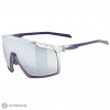 uvex MTN Perform okuliare, clear-met purple/mirror silver
